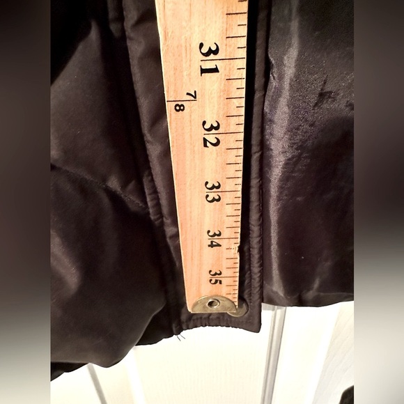 LAUREN RALPH LAUREN Diamond Quilted Black Down Hooded Removeable Faux Fur SMALL - Picture 15 of 15